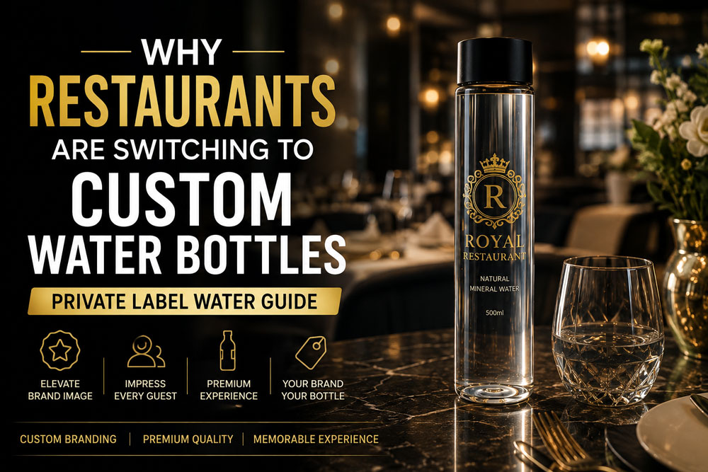 Why Restaurants Are Switching to Custom Water Bottles | Private Label Water Guide
